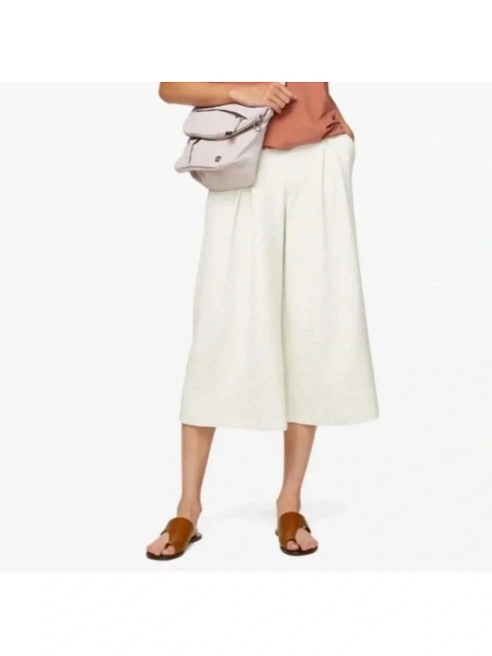 Lululemon High Rise Pleated Wide Leg Pants Size 4